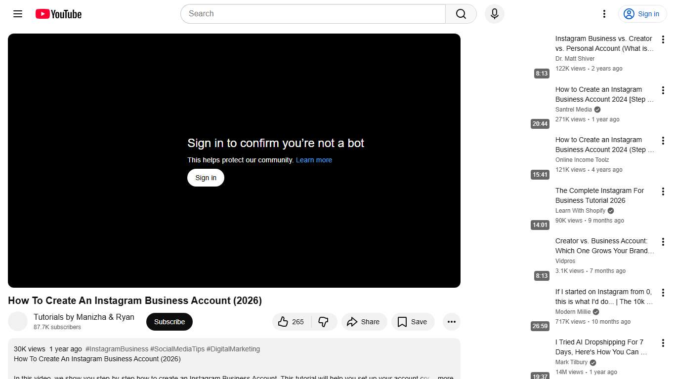 How To Create An Instagram Business Account (2026) - YouTube